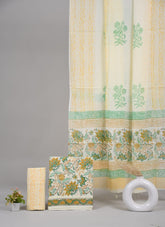 Exclusive Hand Block Cotton Suit With Cotton Dupatta